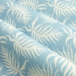 Blue Trailing Ferns Fabric