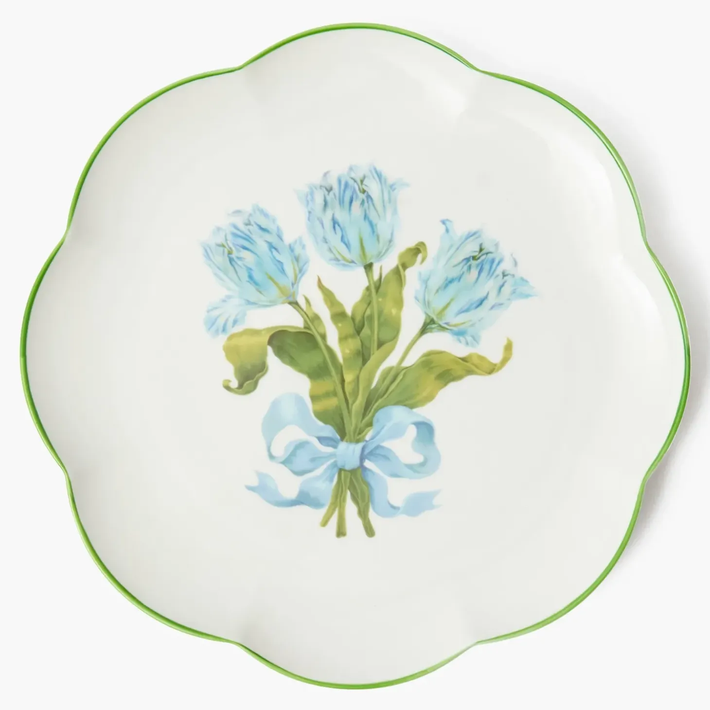 Blue Tulip Dinner Plate