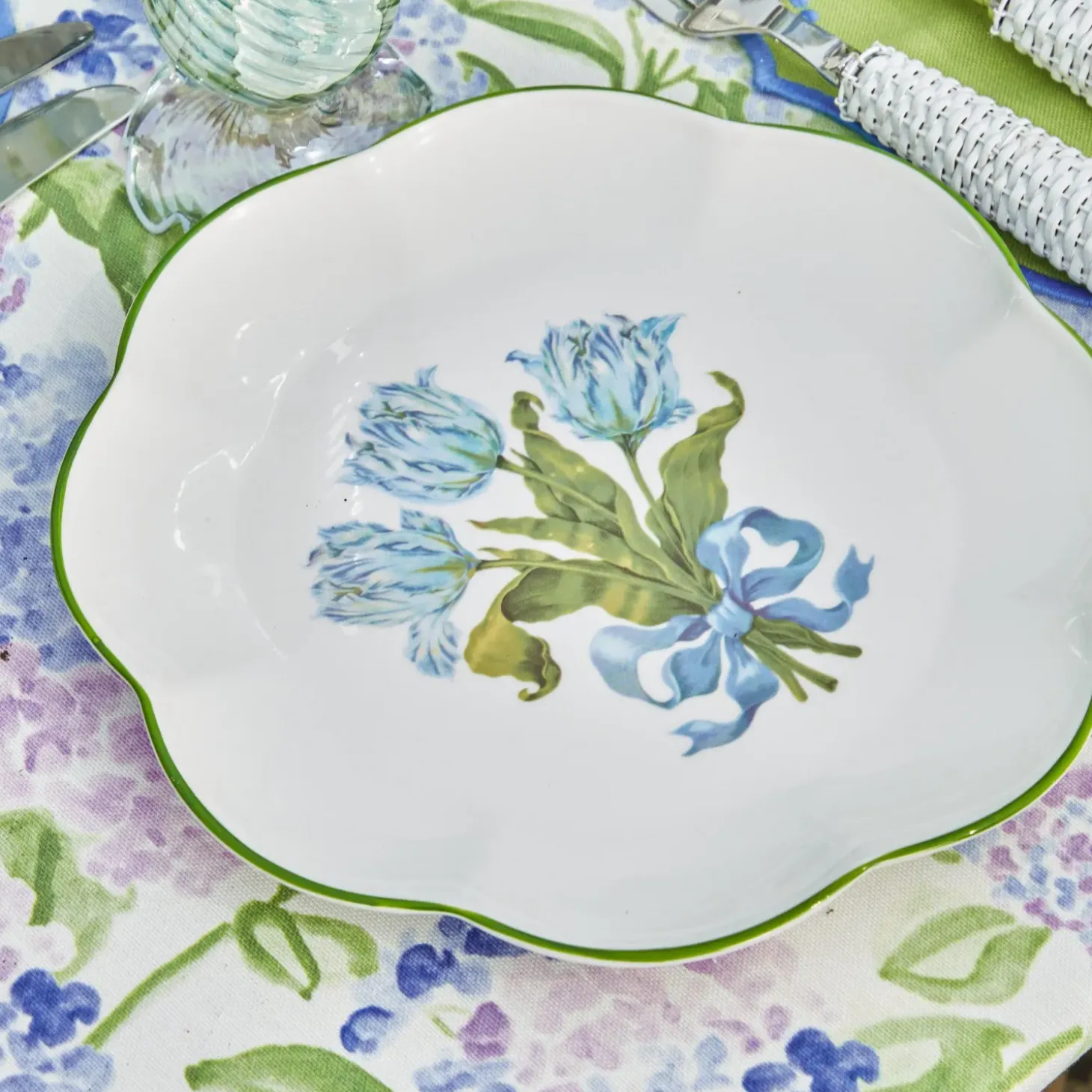 Blue Tulip Starter Plate