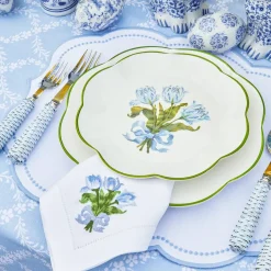 Blue Tulip Starter Plates (Set of 4)