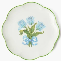 Blue Tulip Starter Plates (Set of 4)