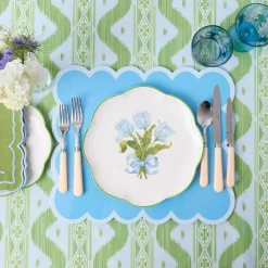 Blue Tulip Starter Plates (Set of 4)