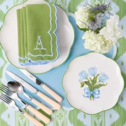 Blue Tulip Starter Plates (Set of 4)