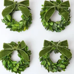 Boxwood Wreath (Set of 4)