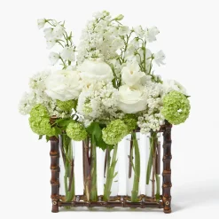 Burnt Bamboo Bud Vase