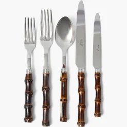 Burnt Bamboo Cutlery (5 Piece)