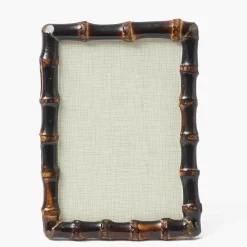 Burnt Bamboo Photo Frames (Set of 2)
