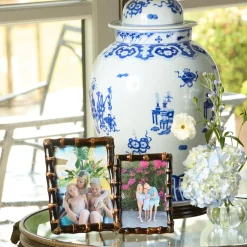 Burnt Bamboo Photo Frames (Set of 2)