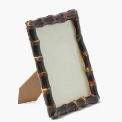 Burnt Bamboo Photo Frames (Set of 2)
