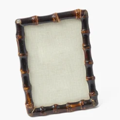 Burnt Bamboo Photo Frames (Set of 2)