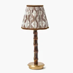 Burnt Bamboo Rechargeable Lamp