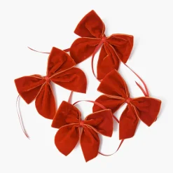 Burnt Orange Napkin Bows (Set of 4)