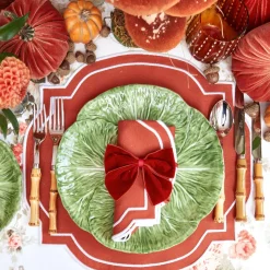 Burnt Orange Napkin Bows (Set of 4)