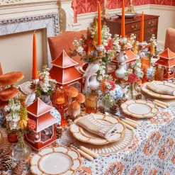 Burnt Orange Pagoda Lantern
