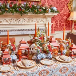 Burnt Orange Pagoda Lantern