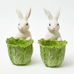Cabbage Bunny Bowl (Pair)