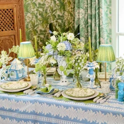 Camille Azure Candle Holder (Pair)