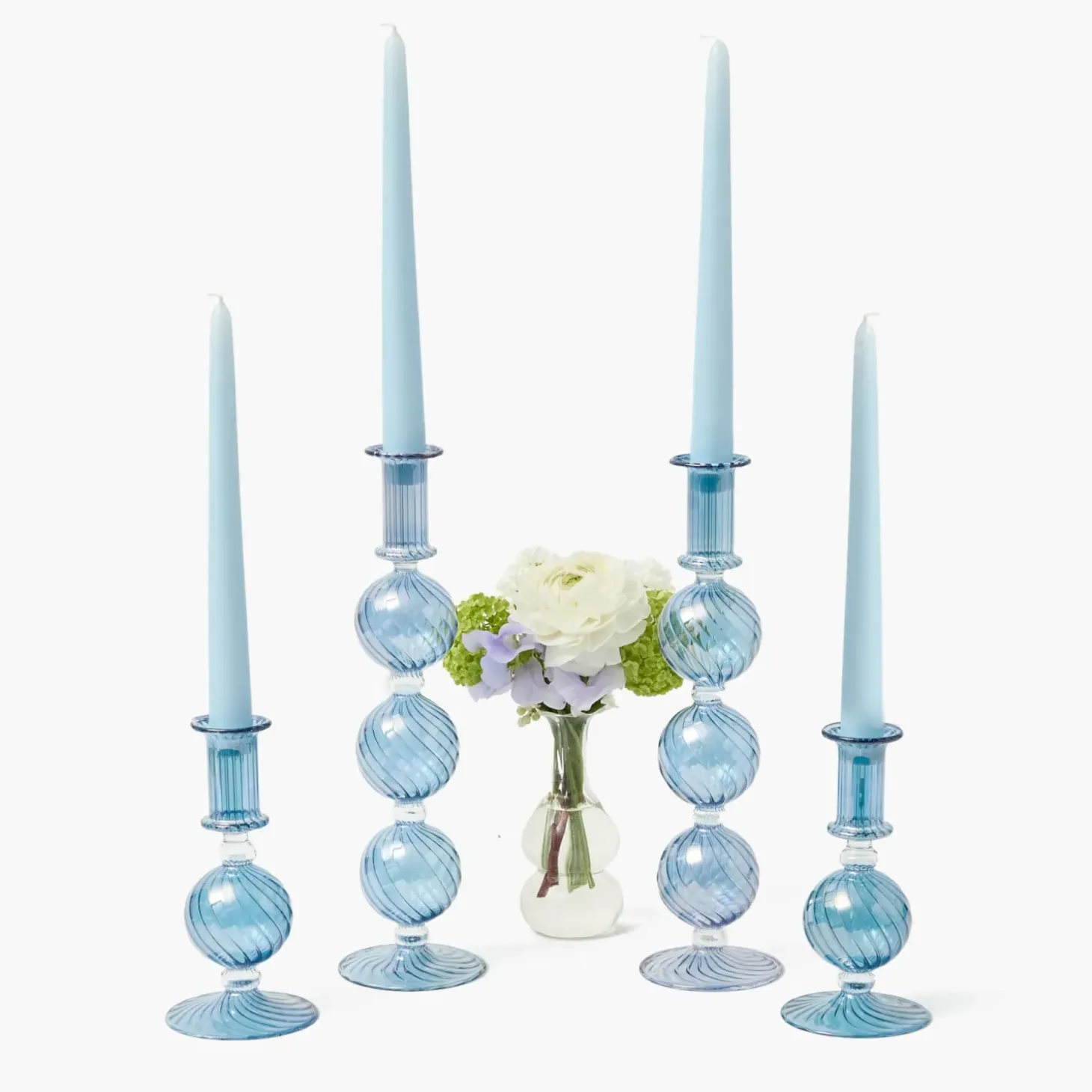 Camille Azure Candle Set (Blue)