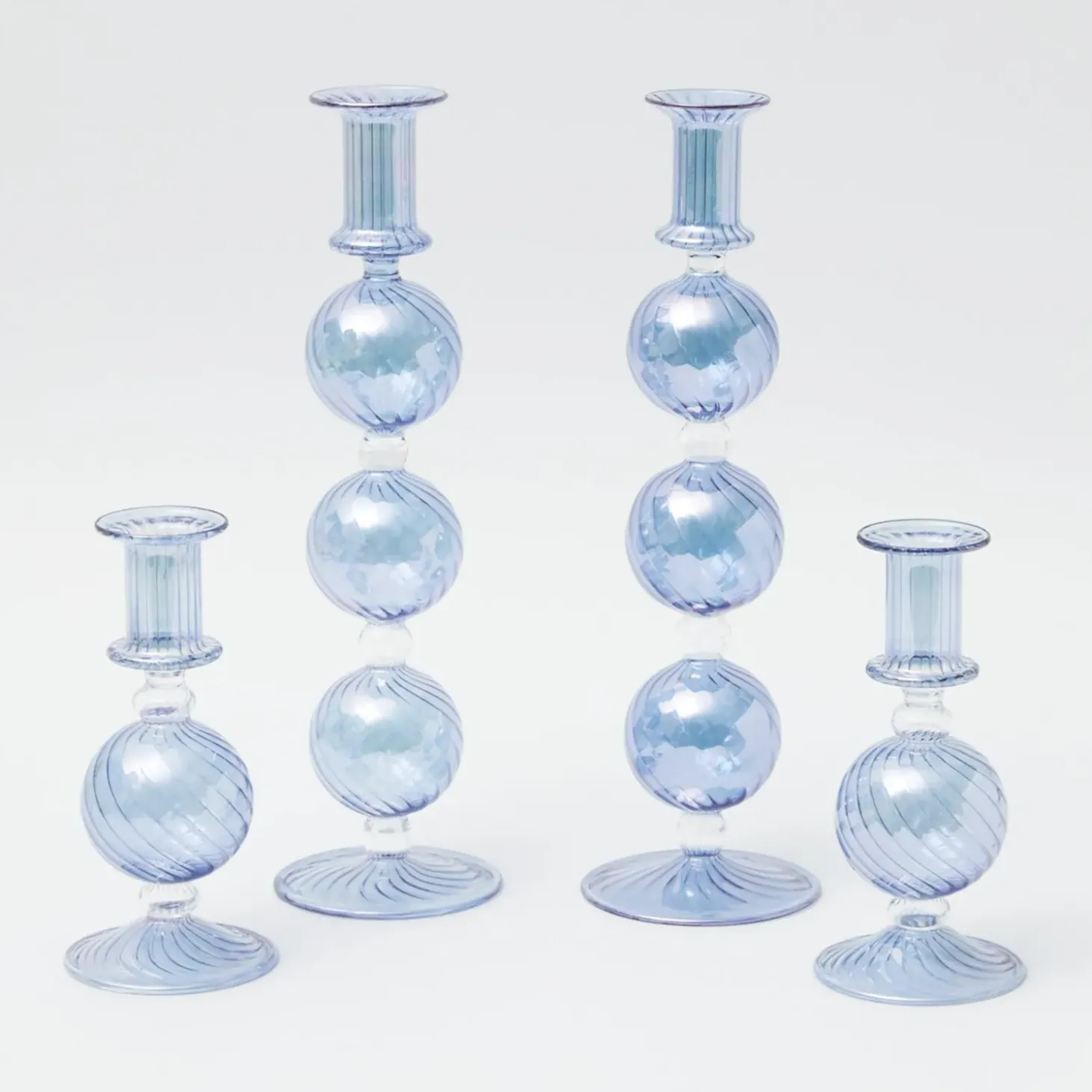 Camille Azure Candle Set (Blue)