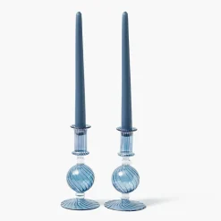 Camille Azure Candle Set (Dusty Blue)