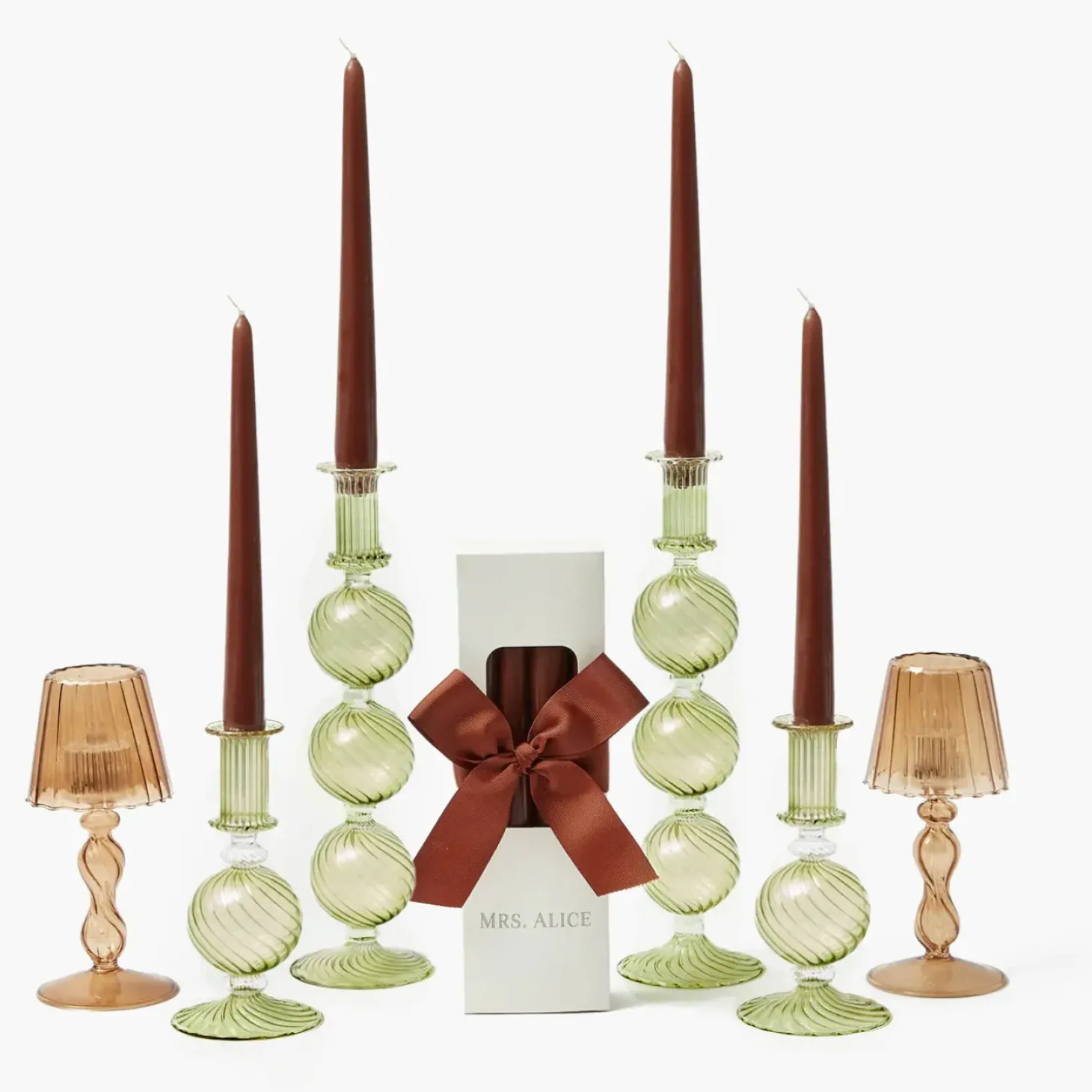 Camille Olive Candlescape (Chocolate)