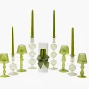 Camille Olive Candlescape (Apple Green)