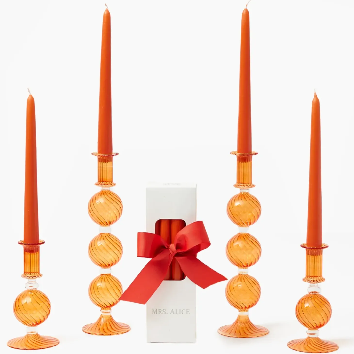 Camille Orange Candle Set