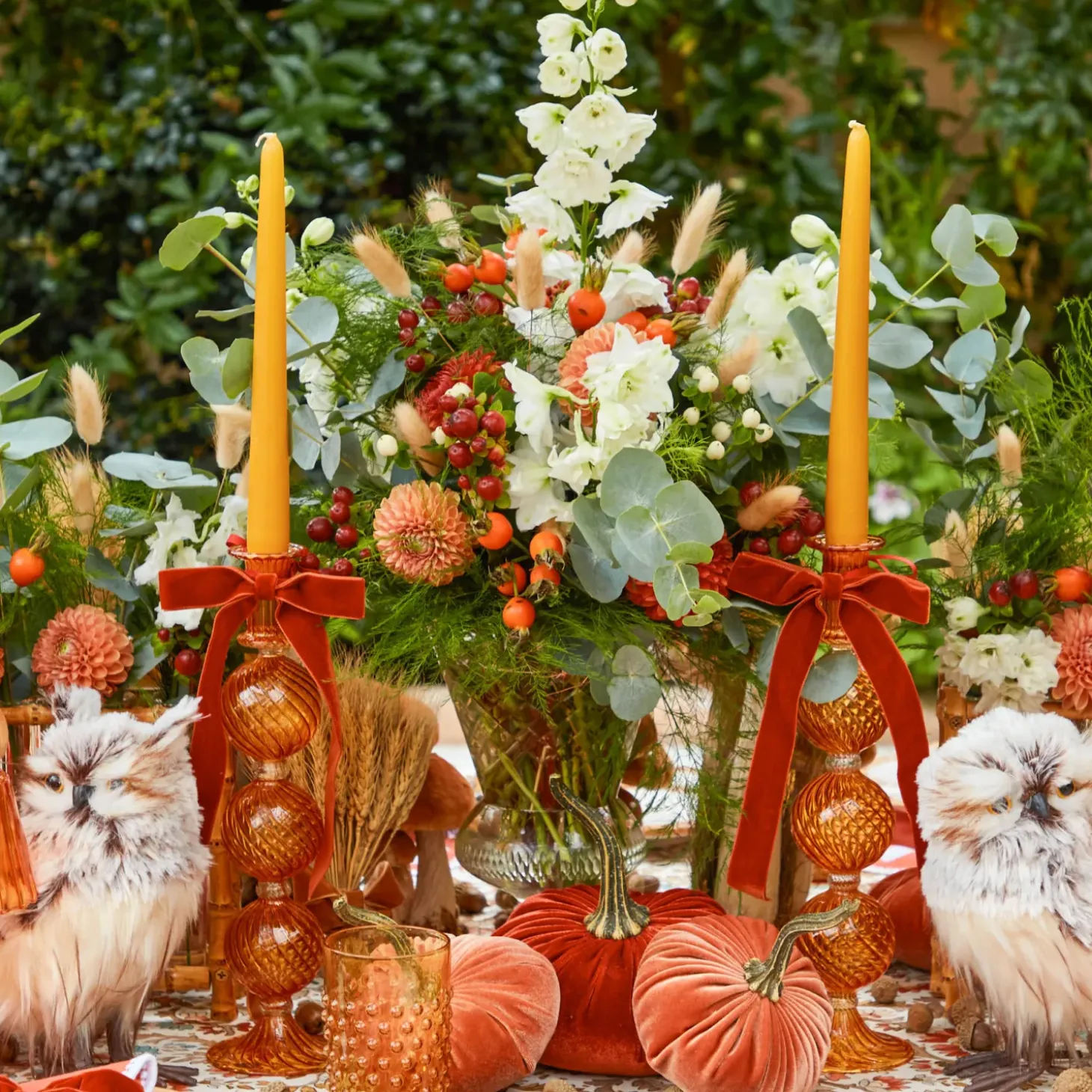 Camille Orange Candle Set