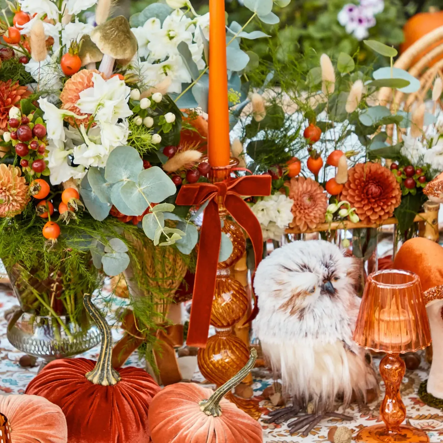Camille Orange Candle Set