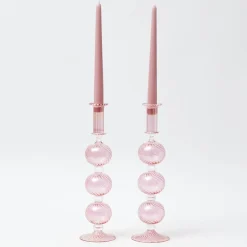 Camille Peony Candle Holder (Pair)