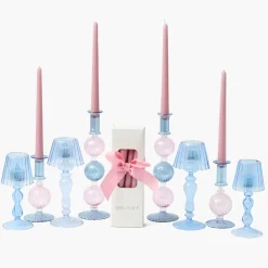 Camille Pink & Blue Candlescape