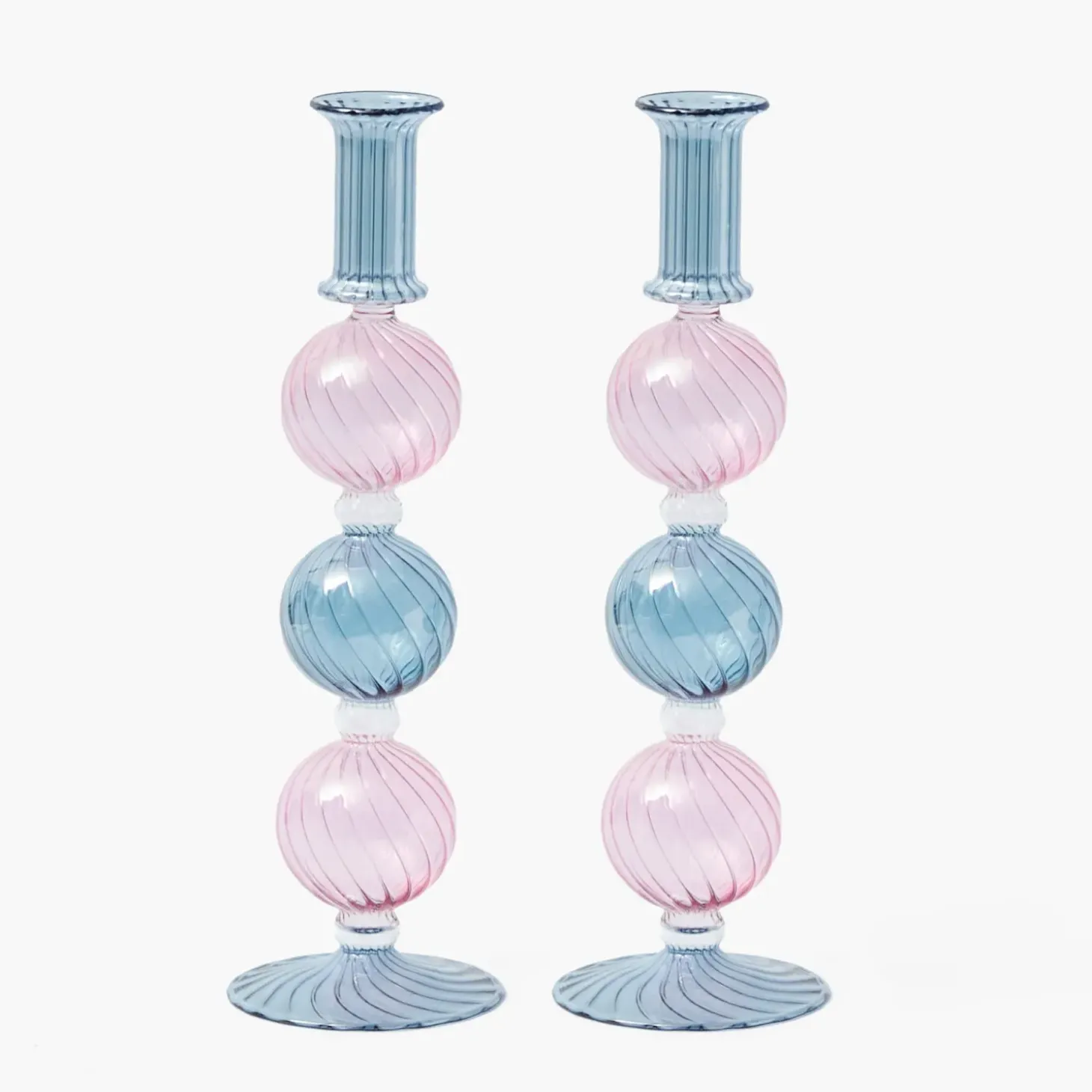 Camille Pink & Blue Candlescape