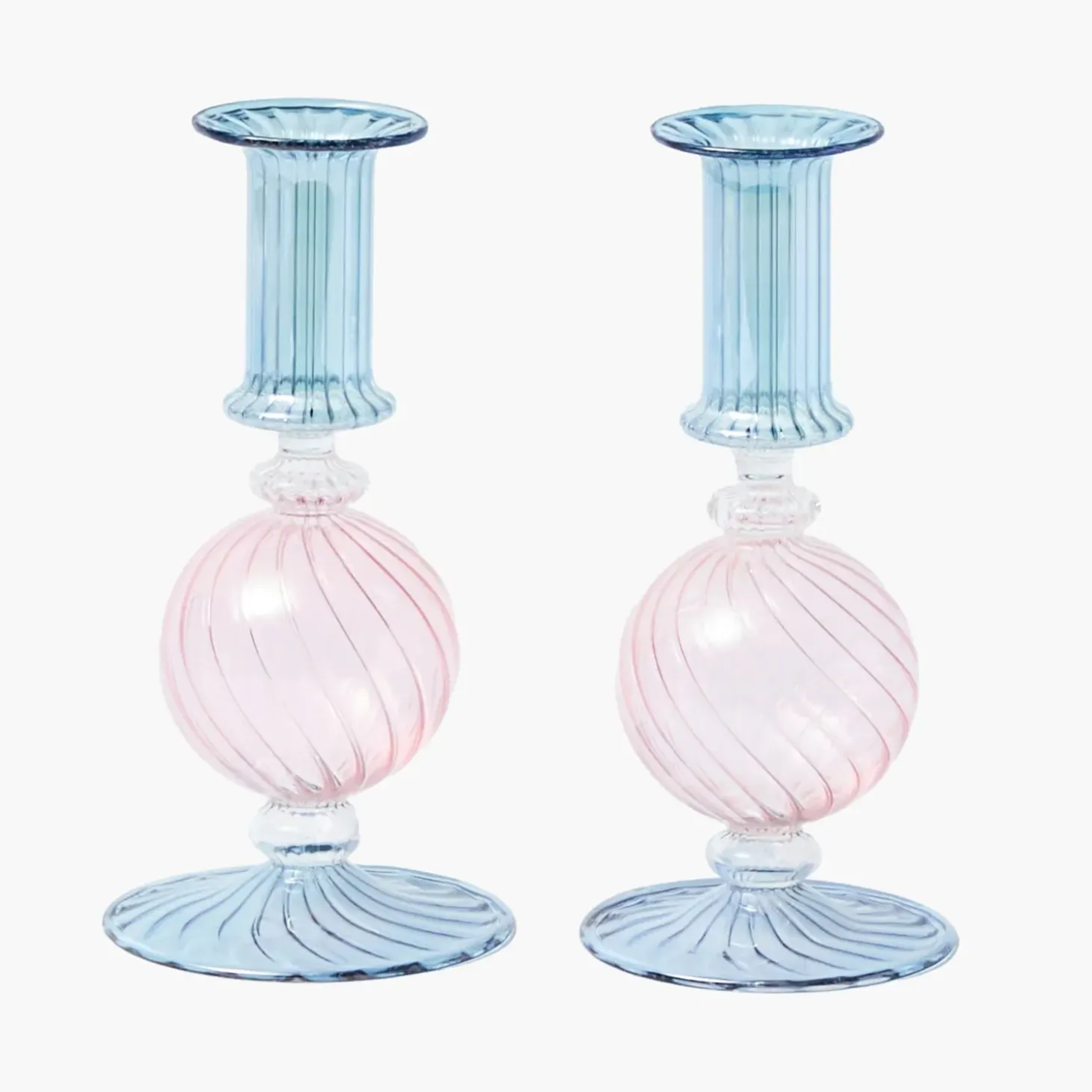 Camille Pink & Blue Candlescape