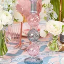 Camille Pink & Blue Candle Set