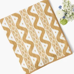 Caramel Ikat Tablecloth