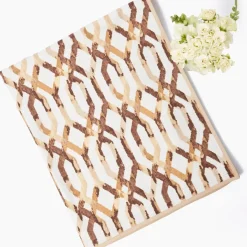 Carmon Chestnut Brown Tablecloth