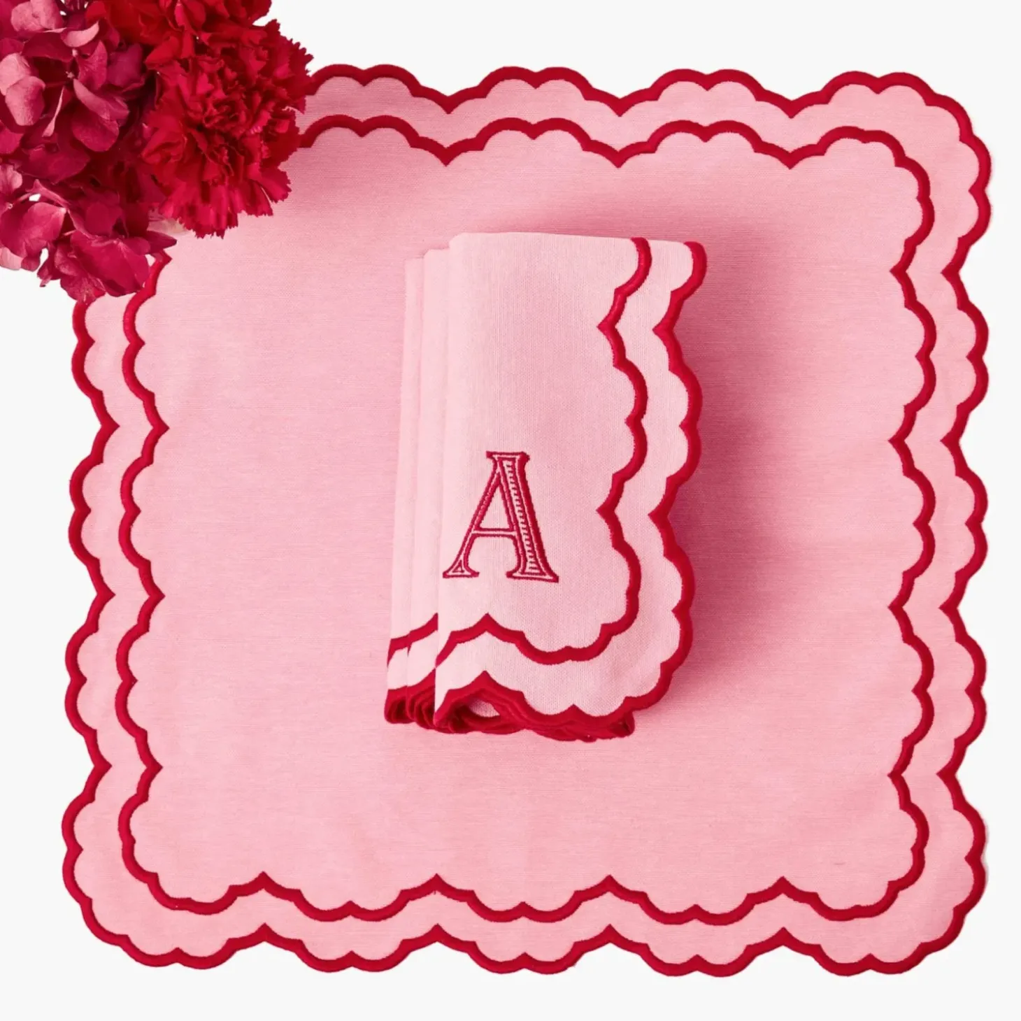 Carolina Pink Napkins (Set of 4)