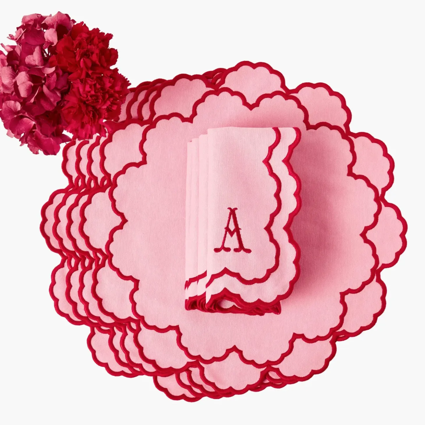 Carolina Pink Napkins (Set of 4)