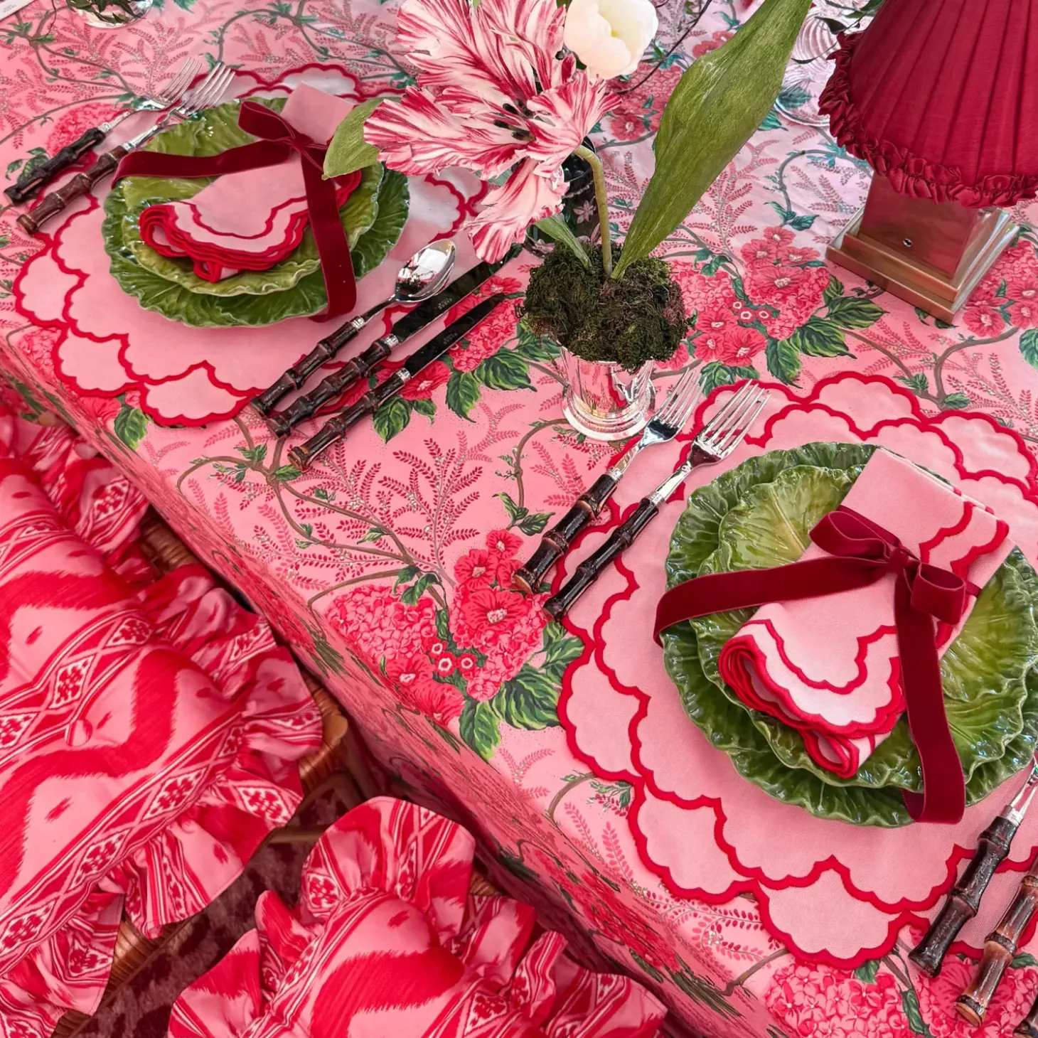 Carolina Pink Napkins (Set of 4)