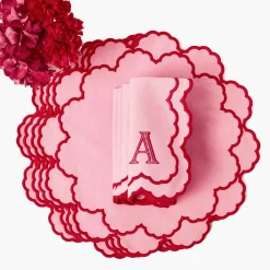 Carolina Pink Placemats & Napkins (Set of 4)