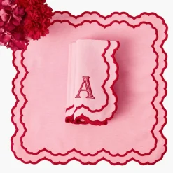 Carolina Pink Placemats & Napkins (Set of 4)
