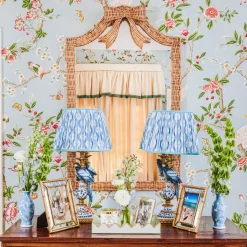 Celine Bow Rattan Mirror