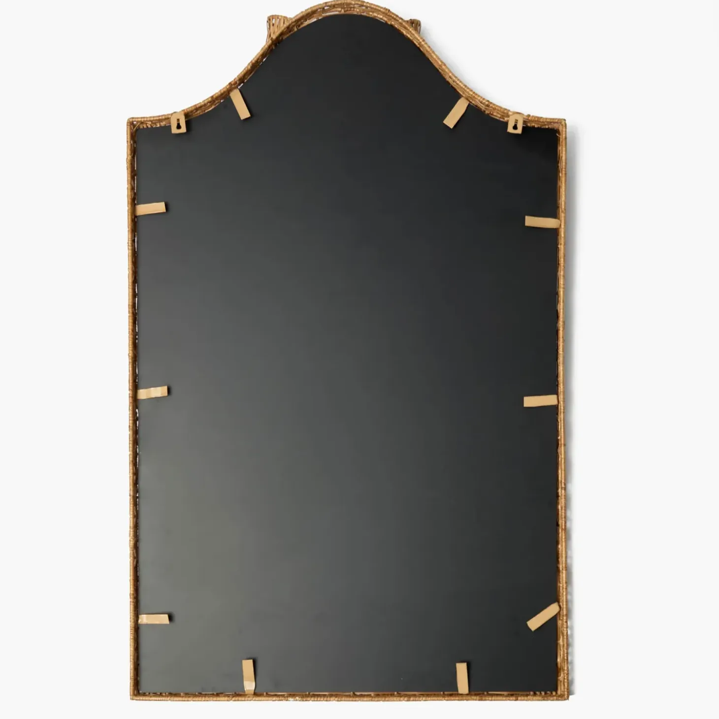 Celine Bow Rattan Mirror
