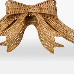 Celine Bow Rattan Mirror