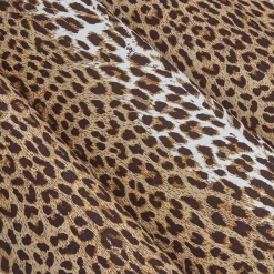 Chestnut Brown Leopard Fabric