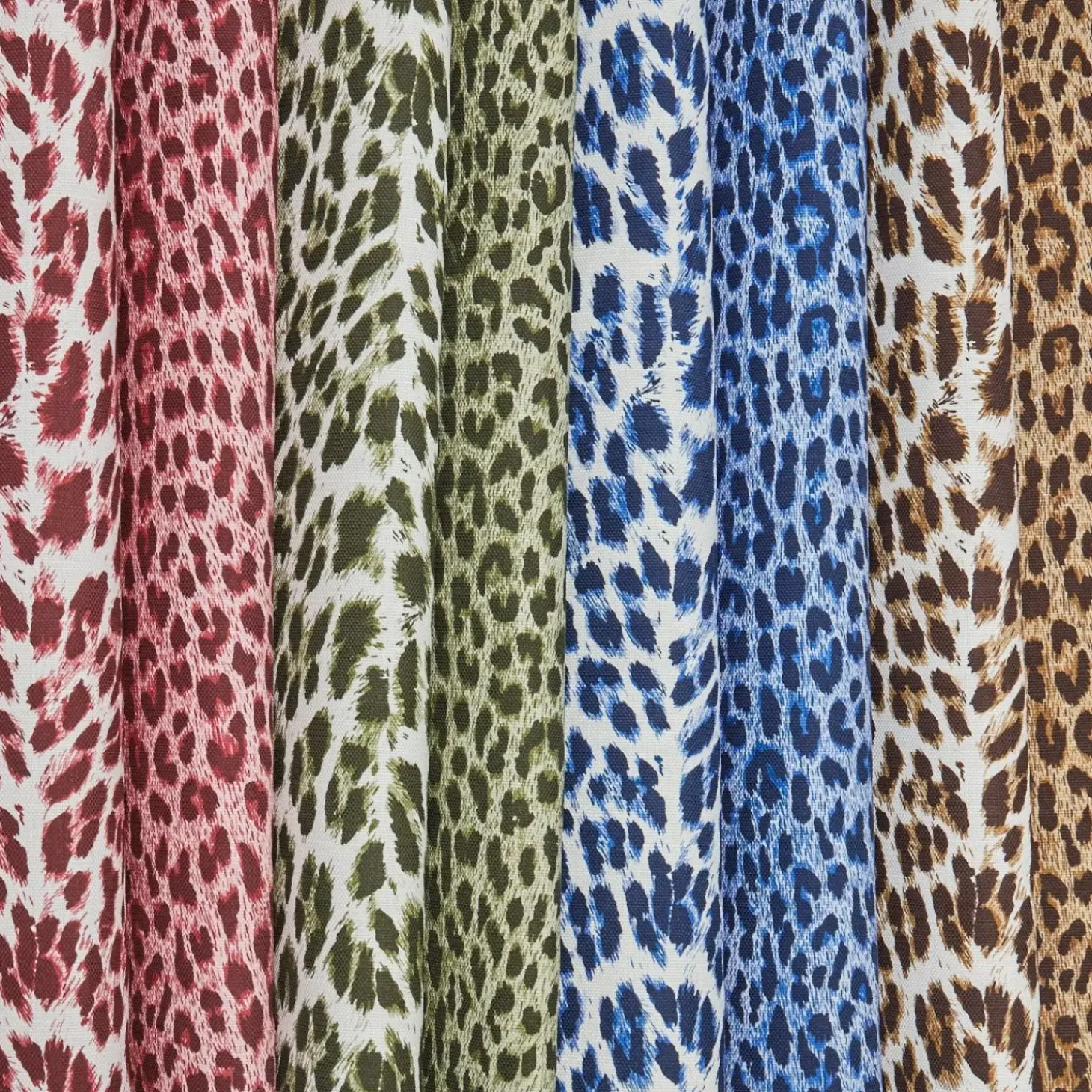 Chestnut Brown Leopard Fabric