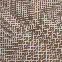 Chestnut Brown Lotus Flower Fabric