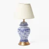 Chinoiserie Rechargeable Lamp & Cream Shade (22cm)