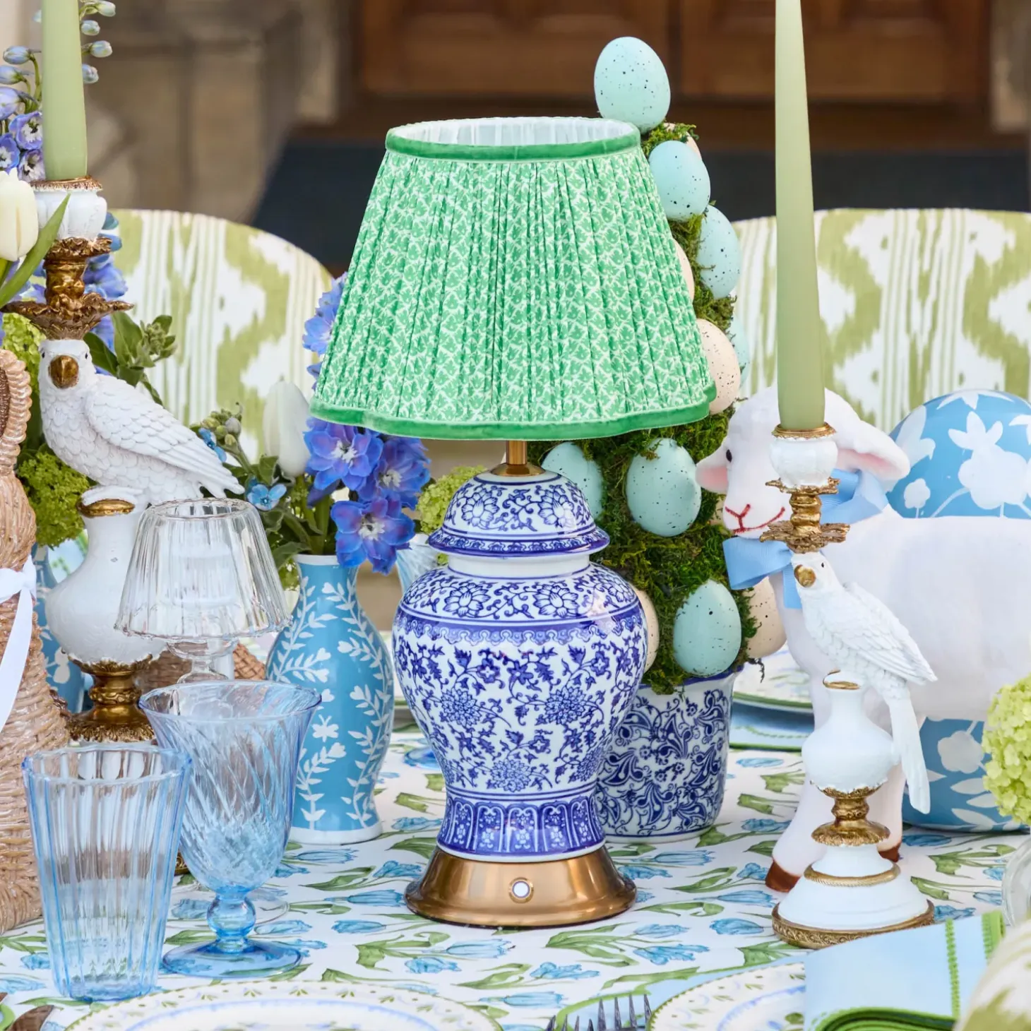 Chinoiserie Rechargeable Lamp