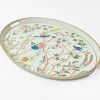 Chinoiserie Tole Oval Tray